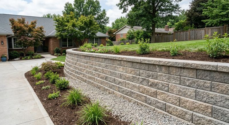 Block Retaining Wall Installation in Pasco County, FL