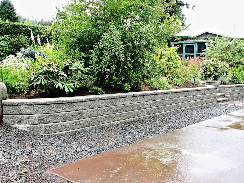 Finished Retaining Wall