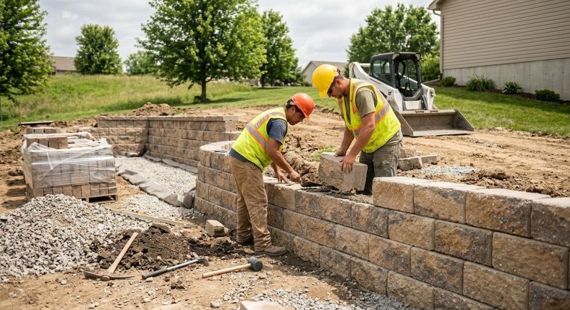 Hardscape Wall Construction in Kissimmee, FL