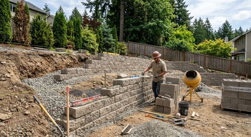 Hardscape Wall Construction in Pasco County, FL