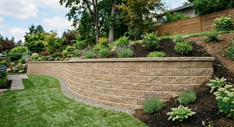 Landscape Wall Construction in Santa Rosa, CA