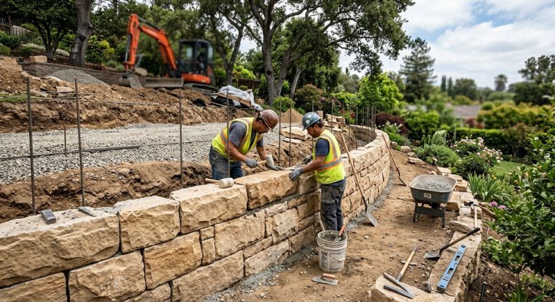 Landscape Wall Construction in Daytona Beach, FL