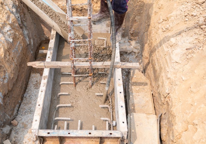 Poured Foundation Installation in Fredericksburg, VA