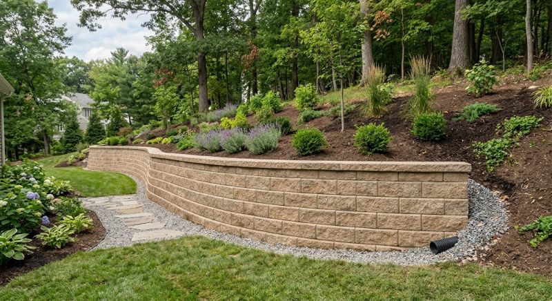 Retaining Wall Installation in Santa Rosa, CA