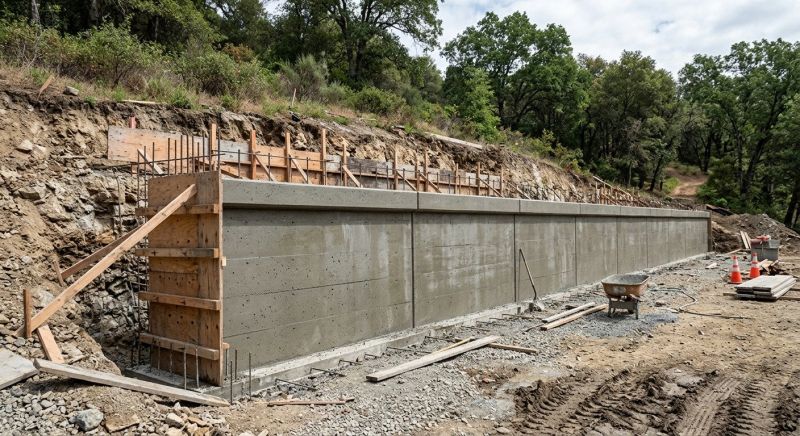 Retention Wall Installation in Volusia County, FL