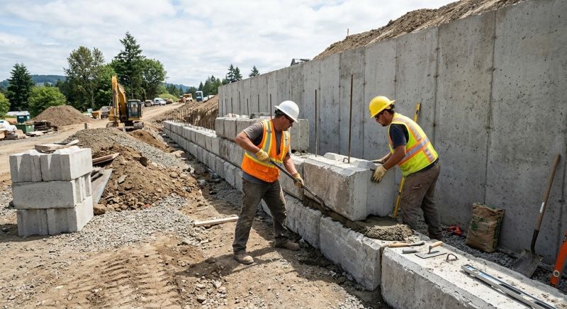 Block Retaining Wall Installation Service
