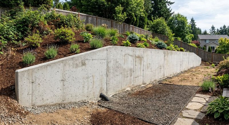 Retention Wall Construction in Volusia County, FL