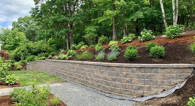 Retention Wall Installation in Tampa, FL